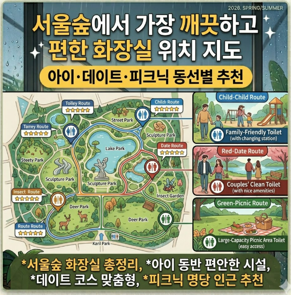 서울숲에서 가장 깨끗하고 편한 화장실 위치 지도: 아이·데이트·피크닉 동선별 추천