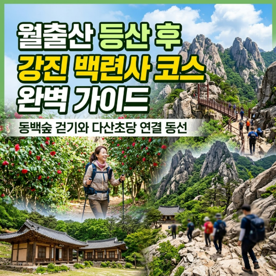 월출산 등산 후 강진 백련사 코스 완벽 가이드｜동백숲 걷기와 다산초당 연결 동선