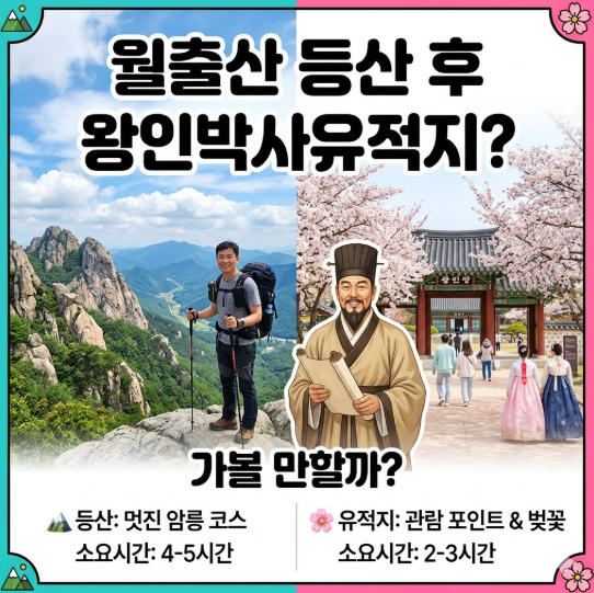 월출산 등산 후 영암 왕인박사유적지 갈만할까? 핵심 관람 포인트, 소요 시간, 연계 동선 총정리